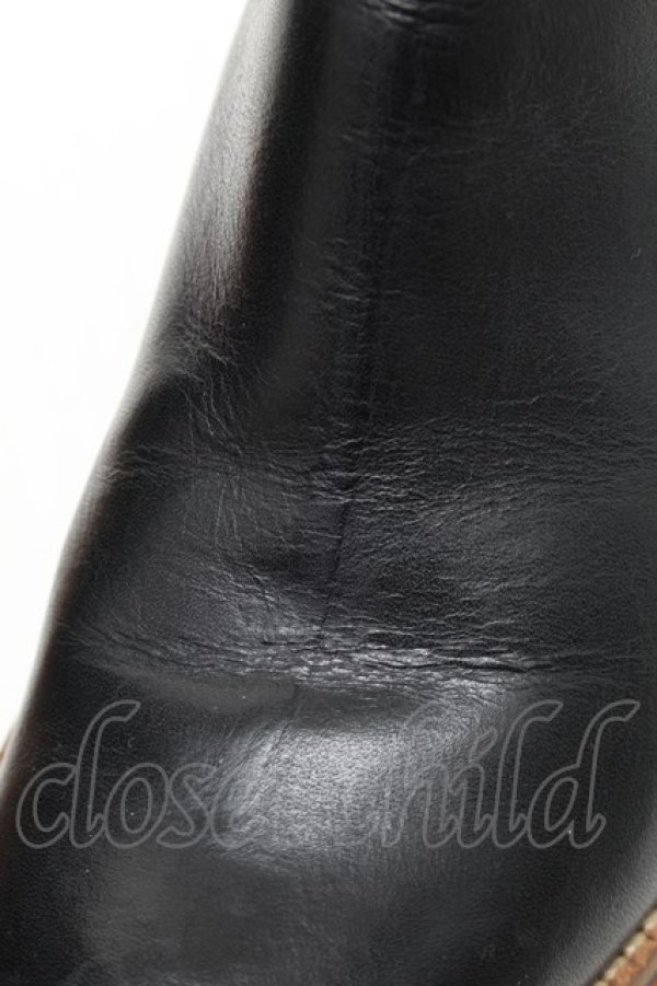 画像10: ヴィヴィアンウエストウッド 中古 / サイドゴアブーツ 39 黒  S-26-01-25-030-sh-AS-ZS (10)