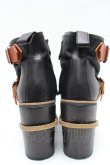 画像4: ヴィヴィアンウエストウッド 中古 / Ｗベルトショートブーツ 39 黒  S-26-01-25-031-sh-AS-ZS (4)