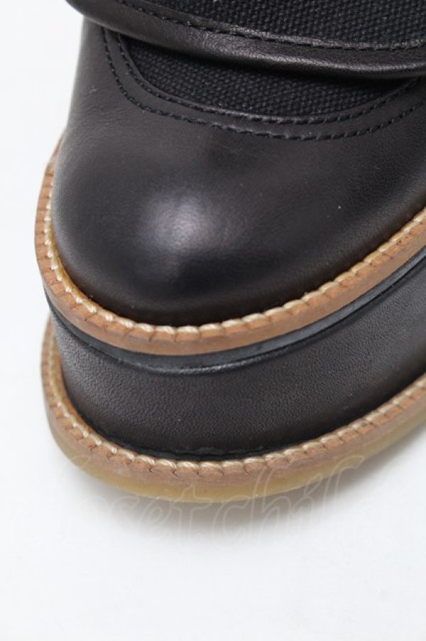 画像10: ヴィヴィアンウエストウッド 中古 / Ｗベルトショートブーツ 39 黒  S-26-01-25-031-sh-AS-ZS (10)