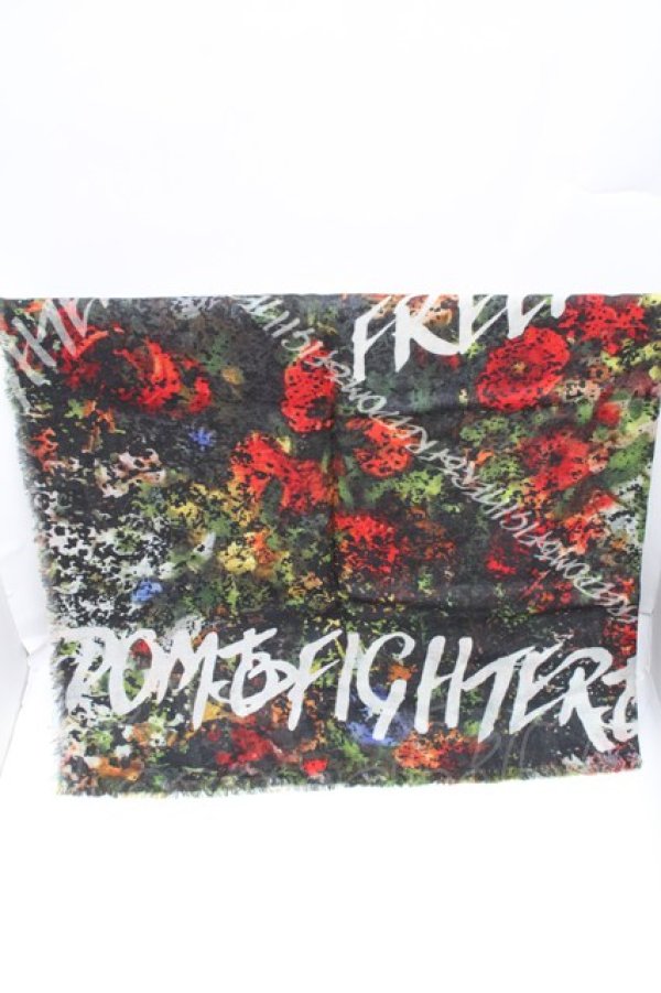 画像3: ヴィヴィアンウエストウッド 中古 / FREEDOM FIGHTER FLOWER スカーフ  マルチ  S-26-01-25-034-gd-AS-ZS (3)