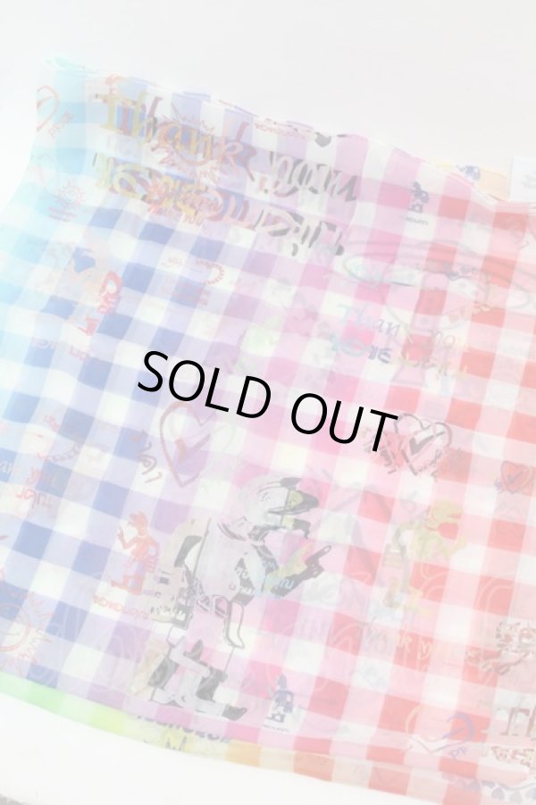 画像2: ヴィヴィアンウエストウッド 中古 / ギンガムチェックストール  マルチ  S-26-01-25-036-gd-AS-ZS (2)