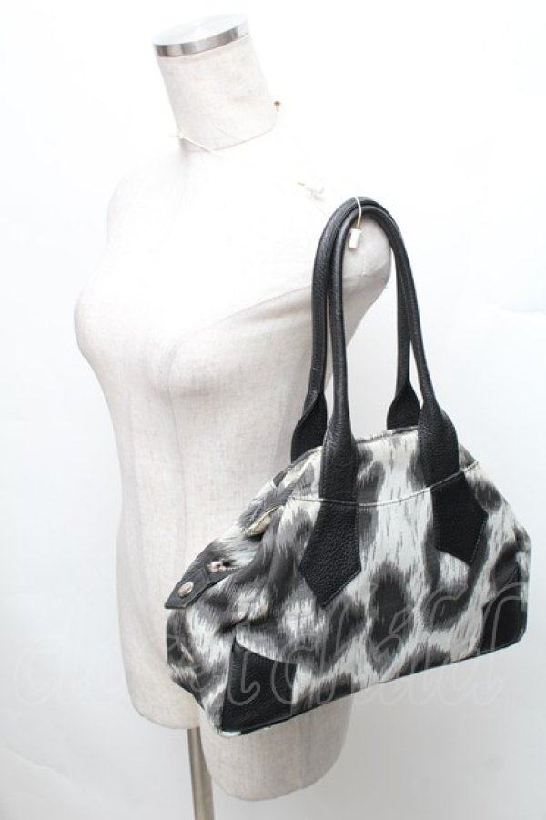 画像6: ヴィヴィアンウエストウッド 中古 / レオパードヤスミンバッグ  グレー  S-26-01-25-037-ba-HR-ZS (6)