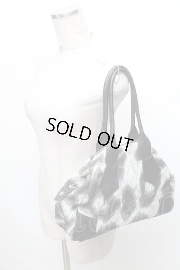 画像6: ヴィヴィアンウエストウッド 中古 / レオパードヤスミンバッグ  グレー  S-26-01-25-037-ba-HR-ZS (6)