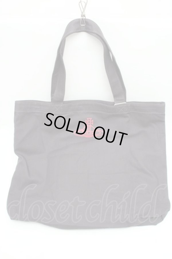 画像2: ヴィヴィアンウエストウッド 中古 / BAMBI PRINT TOTE バッグ  黒  S-26-01-25-038-ba-HR-ZS (2)