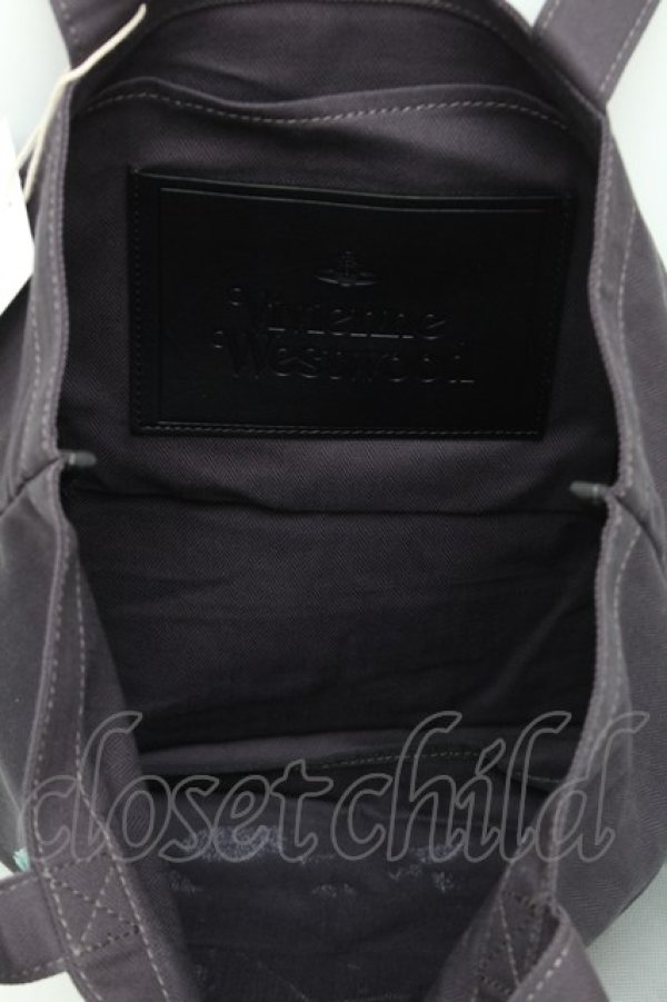 画像4: ヴィヴィアンウエストウッド 中古 / BAMBI PRINT TOTE バッグ  黒  S-26-01-25-038-ba-HR-ZS (4)