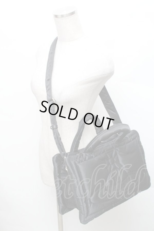 画像5: ヴィヴィアンウエストウッド 中古 / PADDED NYLON MARGARETバッグM  黒  S-26-01-25-040-ba-AS-ZH (5)