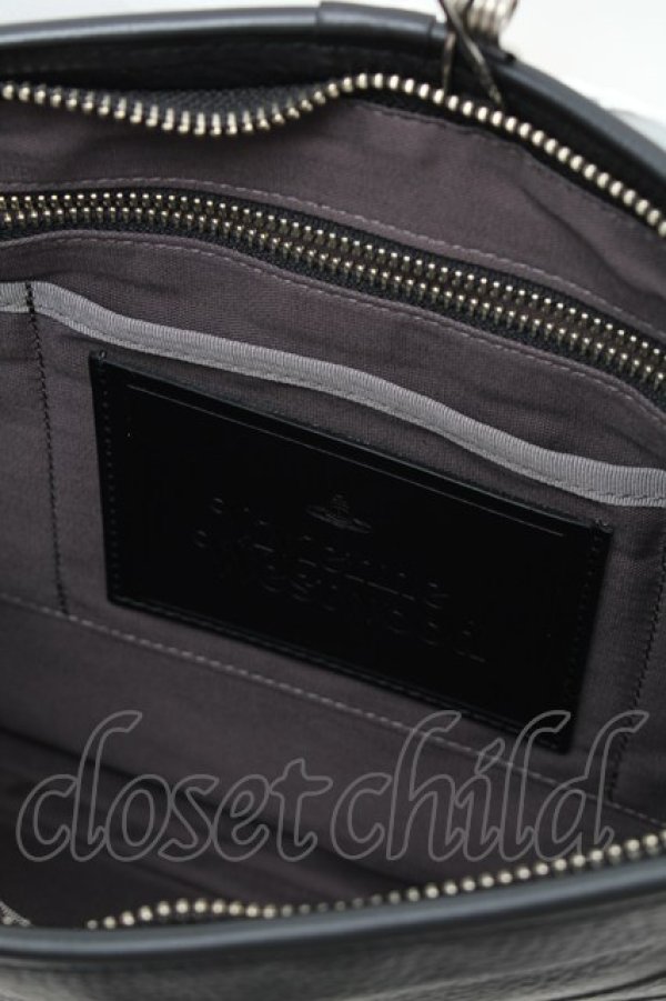 画像3: ヴィヴィアンウエストウッド 中古 / BAハミルトンクラッチバッグ  黒  S-26-01-25-041-ba-AS-ZS (3)