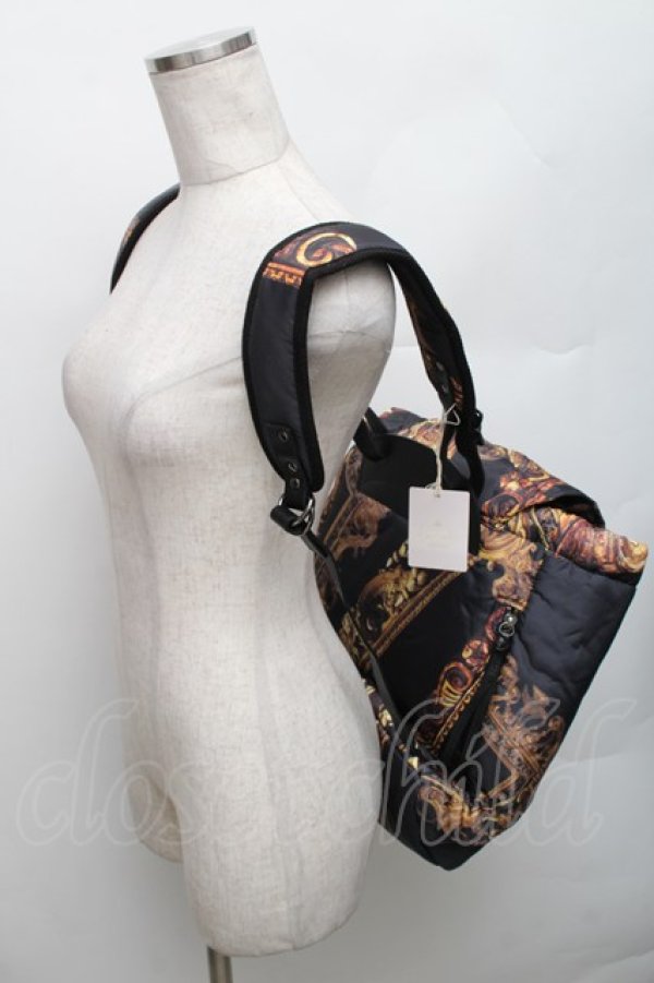 画像7: ヴィヴィアンウエストウッド 中古 / フレームリュック  黒  S-26-01-25-042-ba-AS-ZS (7)