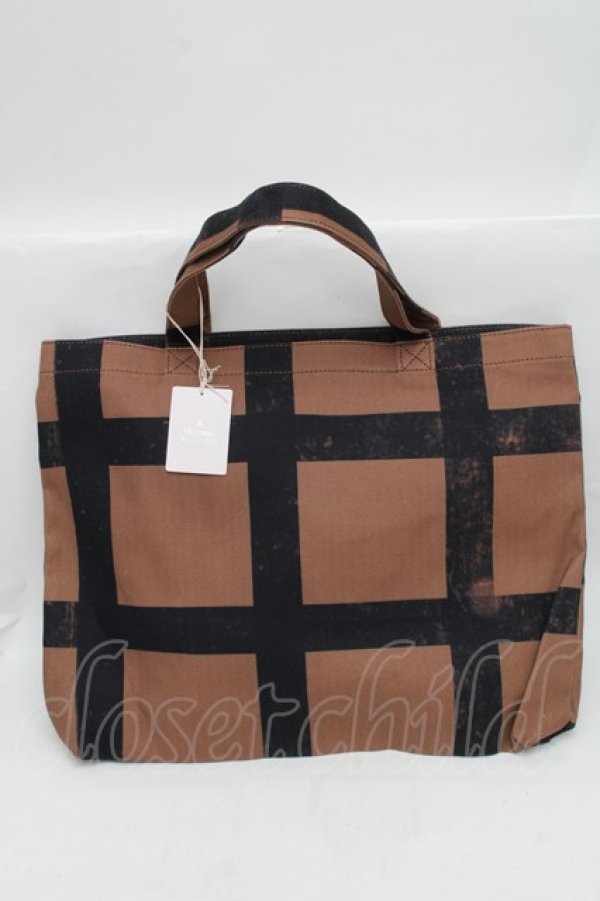 画像2: ヴィヴィアンウエストウッド 中古 / OWLトートバッグ  ブラウン  S-26-01-25-043-ba-HR-ZS (2)