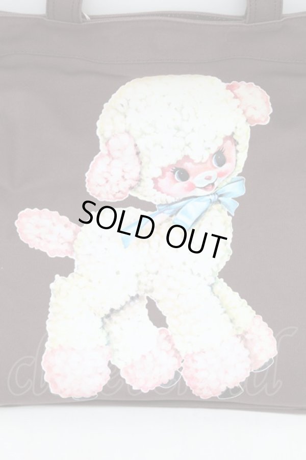 画像3: ヴィヴィアンウエストウッド 中古 / コットンラムトートバッグ  ブラウン  S-26-01-25-044-ba-AS-ZS (3)