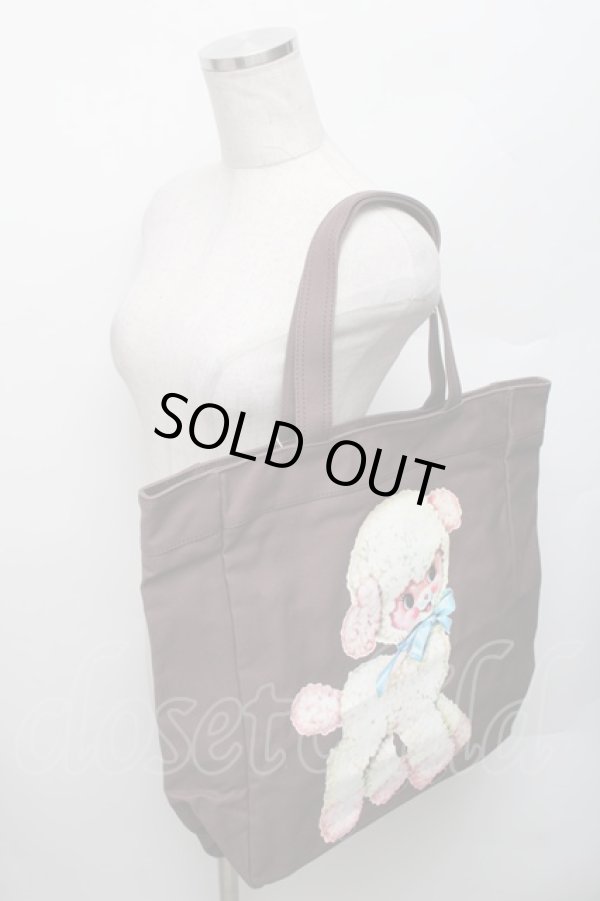 画像5: ヴィヴィアンウエストウッド 中古 / コットンラムトートバッグ  ブラウン  S-26-01-25-044-ba-AS-ZS (5)