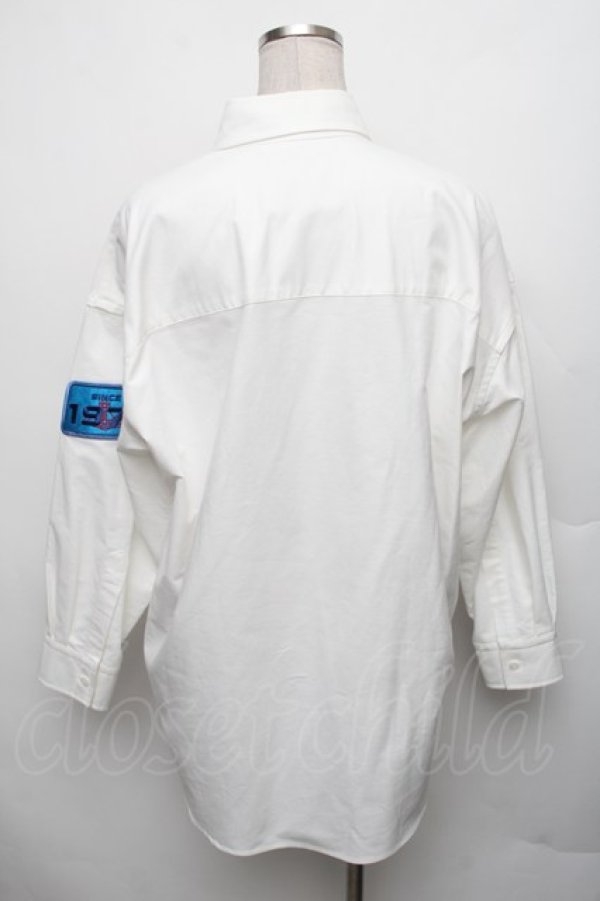 画像2: ヴィヴィアンウエストウッド 中古 / BUY LESS CHOOSE WELLビッグクラシックシャツ 00 白  S-26-01-25-046-co-AS-ZS (2)