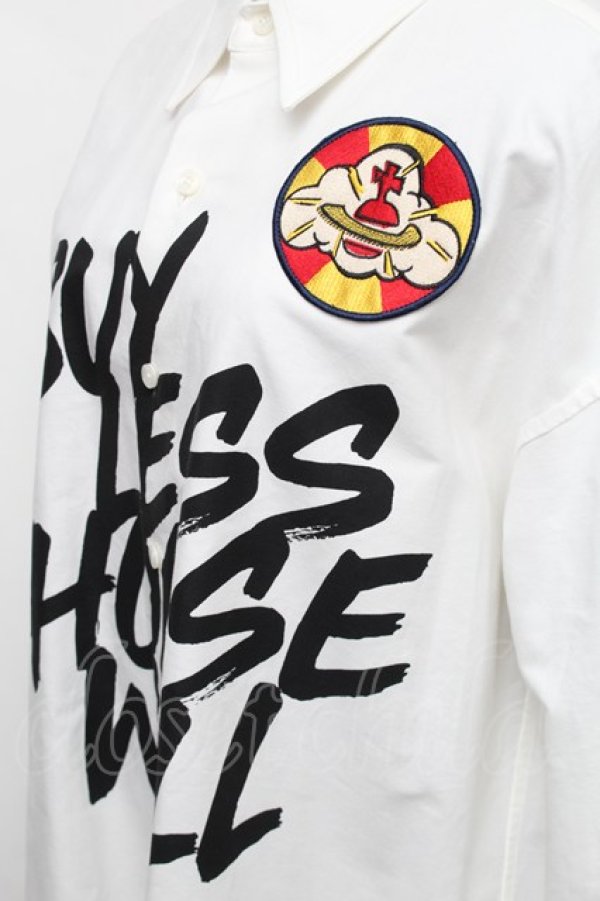 画像3: ヴィヴィアンウエストウッド 中古 / BUY LESS CHOOSE WELLビッグクラシックシャツ 00 白  S-26-01-25-046-co-AS-ZS (3)