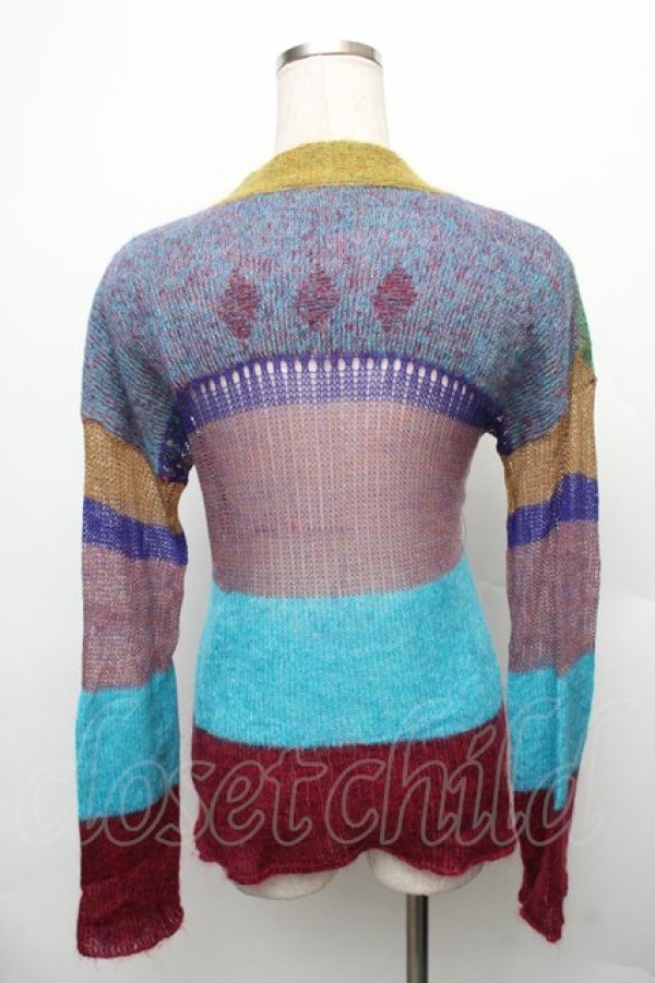 画像2: ヴィヴィアンウエストウッド 中古 / モヘアニット 2 マルチ  S-26-01-25-048-to-AS-ZS (2)