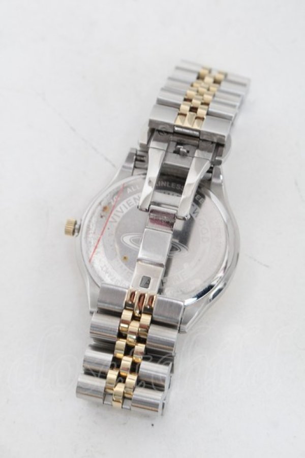 画像2: ヴィヴィアンウエストウッド 中古 / キャンバーウェルクォーツ電池式腕時計  シルバー  S-26-01-25-008-ac-AS-ZS (2)