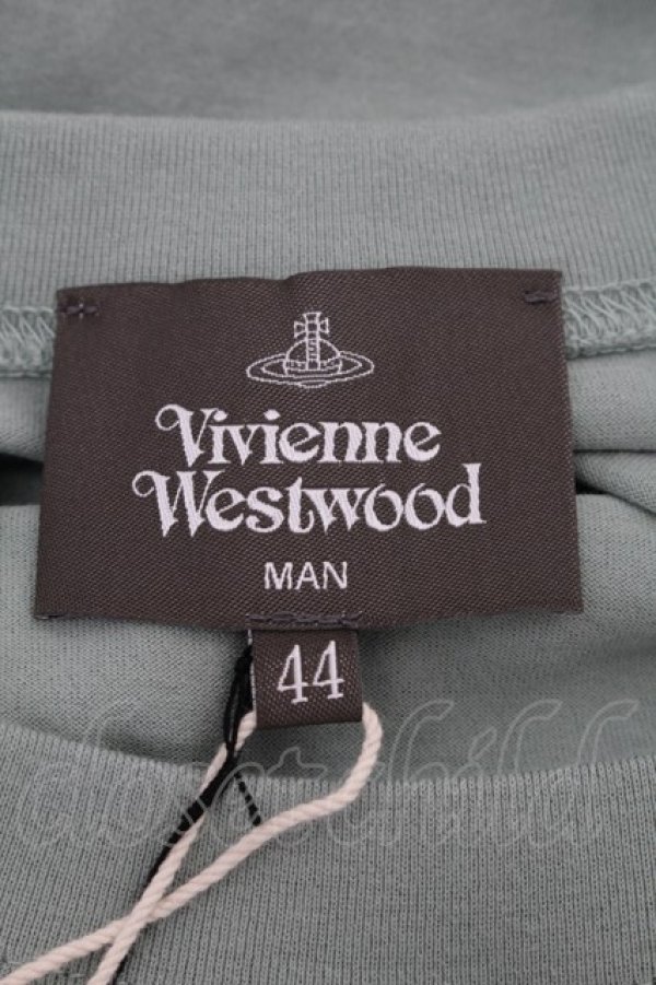 画像5: ヴィヴィアンウエストウッド MAN 中古 / REDOUTE ROSE リラックスTシャツ 44 グリーン  S-26-01-25-050-ts-AS-ZS (5)