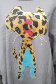 画像3: ヴィヴィアンウエストウッド 中古 / CHARLIE THE CHEETAHコットン裏毛スウェット  グレー  S-26-01-25-054-to-AS-ZS (3)