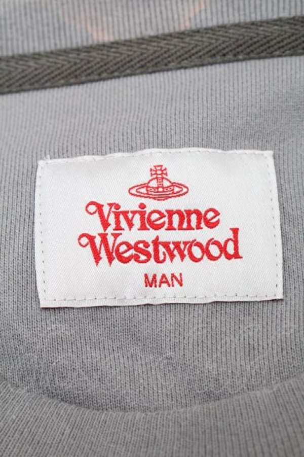 画像6: ヴィヴィアンウエストウッド 中古 / CHARLIE THE CHEETAHコットン裏毛スウェット  グレー  S-26-01-25-054-to-AS-ZS (6)