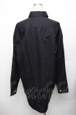 画像2: ヴィヴィアンウエストウッド MAN 中古 / “Yes!” ビッグクラシックシャツ  黒  S-26-01-25-055-bl-AS-ZS (2)