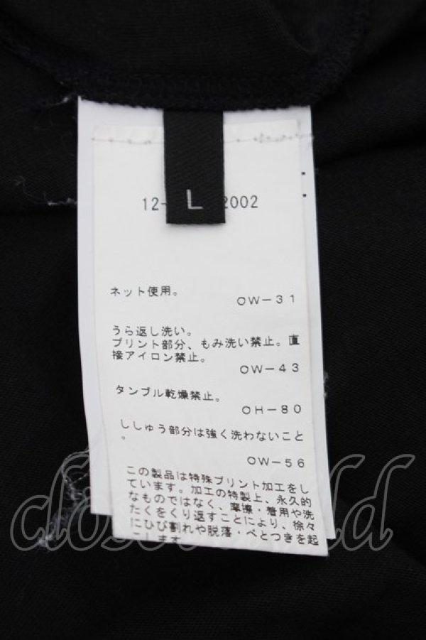 画像5: ヴィヴィアンウエストウッド 中古 / オーガニックフェイスプリントTシャツ L 黒  S-26-01-25-056-ts-HR-ZS (5)