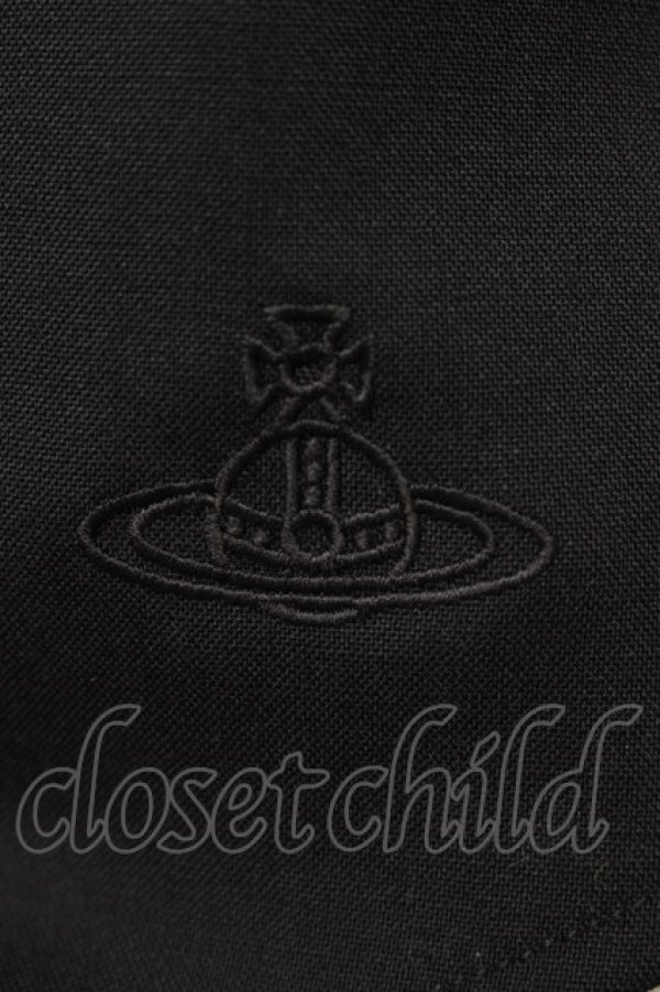 画像4: ヴィヴィアンウエストウッド 中古 / RIFFLEシャツ  黒  S-26-01-25-057-bl-AS-ZS (4)