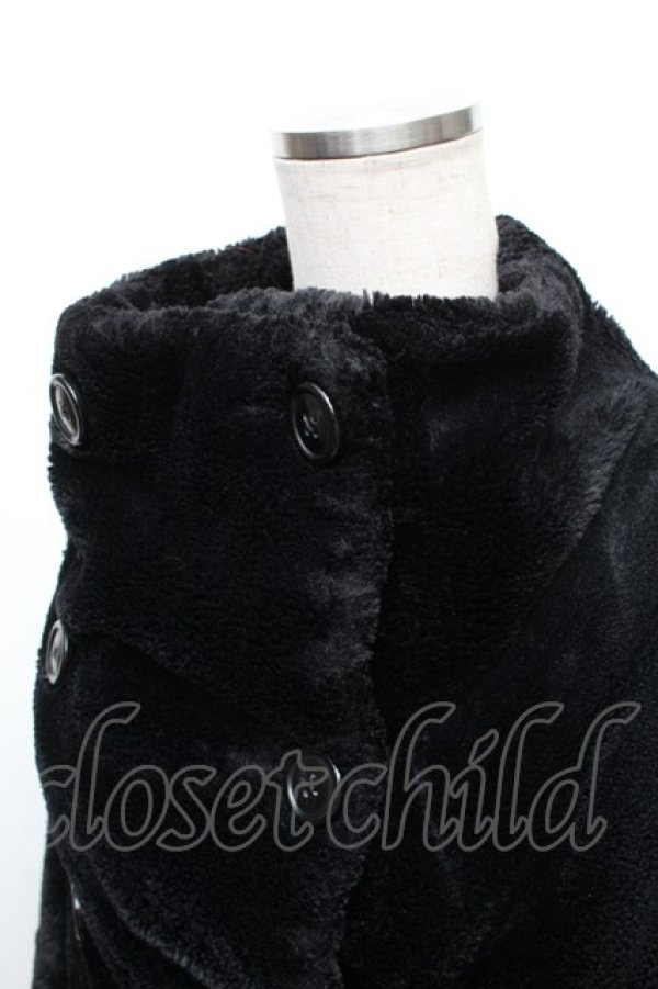 画像3: ヴィヴィアンウエストウッド 中古 / ファーショートジャケット 2 黒  S-26-01-25-059-jc-HR-ZS (3)