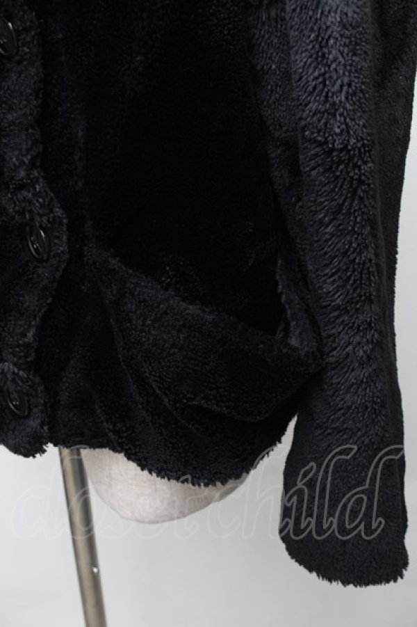 画像4: ヴィヴィアンウエストウッド 中古 / ファーショートジャケット 2 黒  S-26-01-25-059-jc-HR-ZS (4)