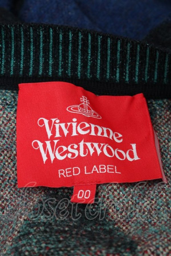画像4: ヴィヴィアンウエストウッド 中古 / ハーレクインJQニットVネックチュニック 00 マルチ  S-26-01-25-060-op-AS-ZS (4)