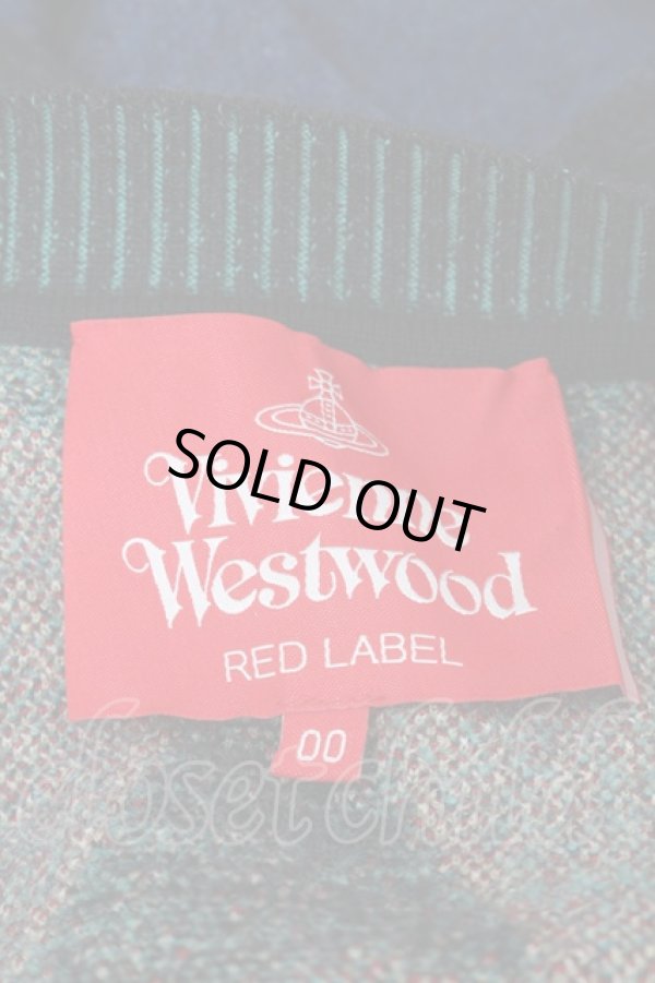 画像4: ヴィヴィアンウエストウッド 中古 / ハーレクインJQニットVネックチュニック 00 マルチ  S-26-01-25-060-op-AS-ZS (4)