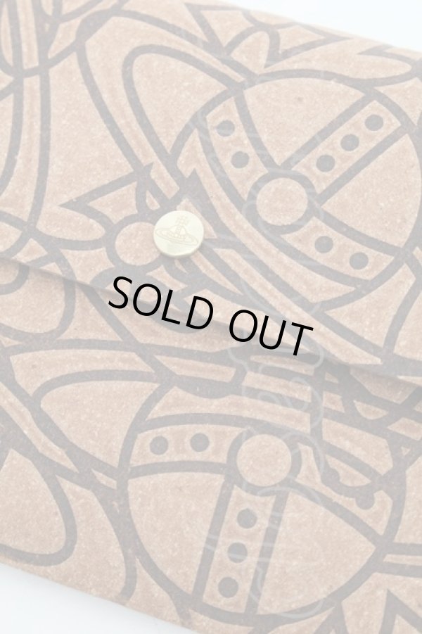 画像4: ヴィヴィアンウエストウッド 中古 / ボンデッドレザーポーチ  ブラウン  S-26-01-25-010-gd-AS-ZS (4)