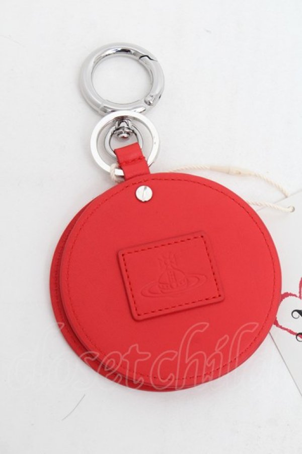 画像2: ヴィヴィアンウエストウッド 中古 / PAINTING BUNNY ミラーキーリング  赤  S-26-01-25-012-ba-AS-ZS (2)