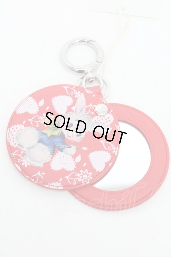 画像5: ヴィヴィアンウエストウッド 中古 / PAINTING BUNNY ミラーキーリング  赤  S-26-01-25-012-ba-AS-ZS (5)