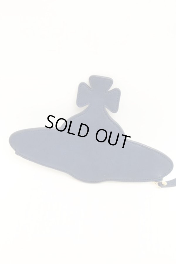 画像3: ヴィヴィアンウエストウッド 中古 / オーブデザインポーチ  紺  S-26-01-25-013-gd-AS-ZS (3)