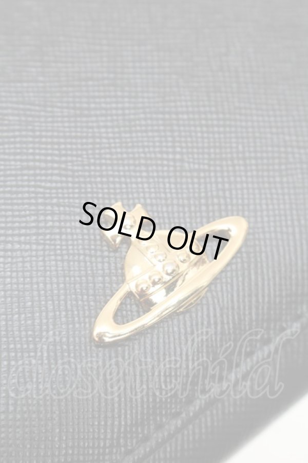 画像4: ヴィヴィアンウエストウッド 中古 / オーブ長財布  黒  S-26-01-25-018-bl-AS-ZS (4)