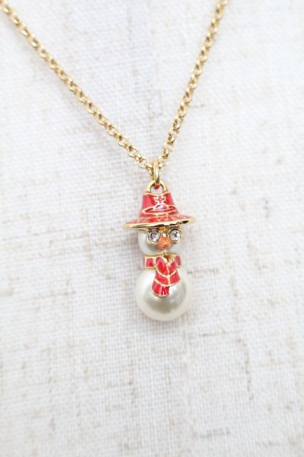 画像2: ヴィヴィアンウエストウッド 中古 / スノーマンネックレス  ゴールド  S-26-01-25-025-nl-AS-ZS (2)