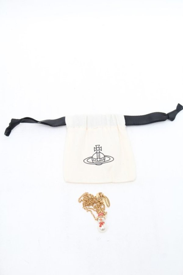 画像6: ヴィヴィアンウエストウッド 中古 / スノーマンネックレス  ゴールド  S-26-01-25-025-nl-AS-ZS (6)