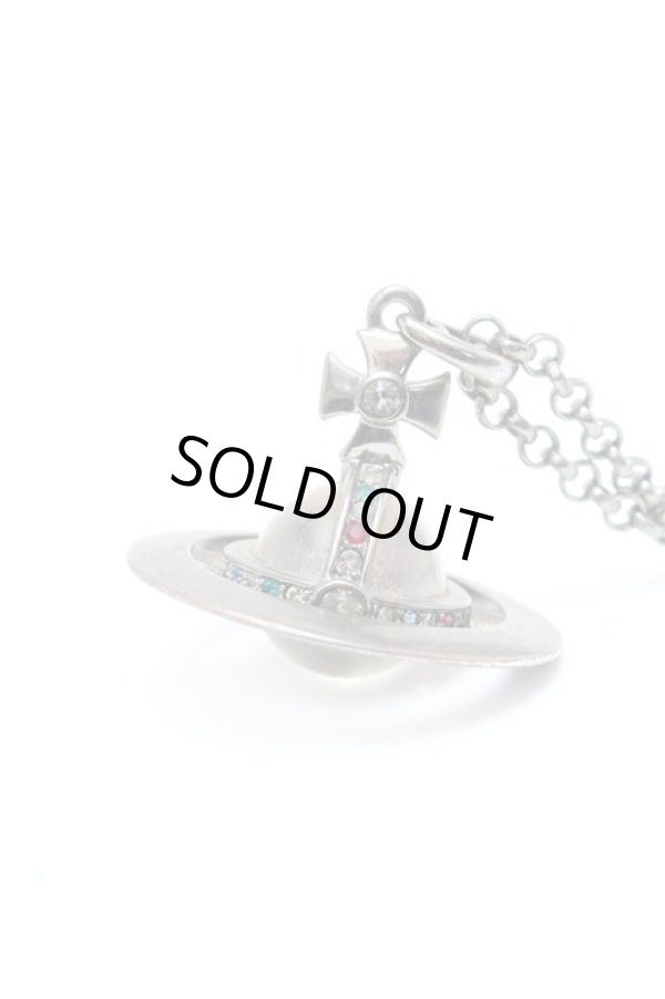 画像3: ヴィヴィアンウエストウッド 中古 / スモールオーブネックレス  シルバー  S-26-01-25-027-nl-AS-ZS (3)