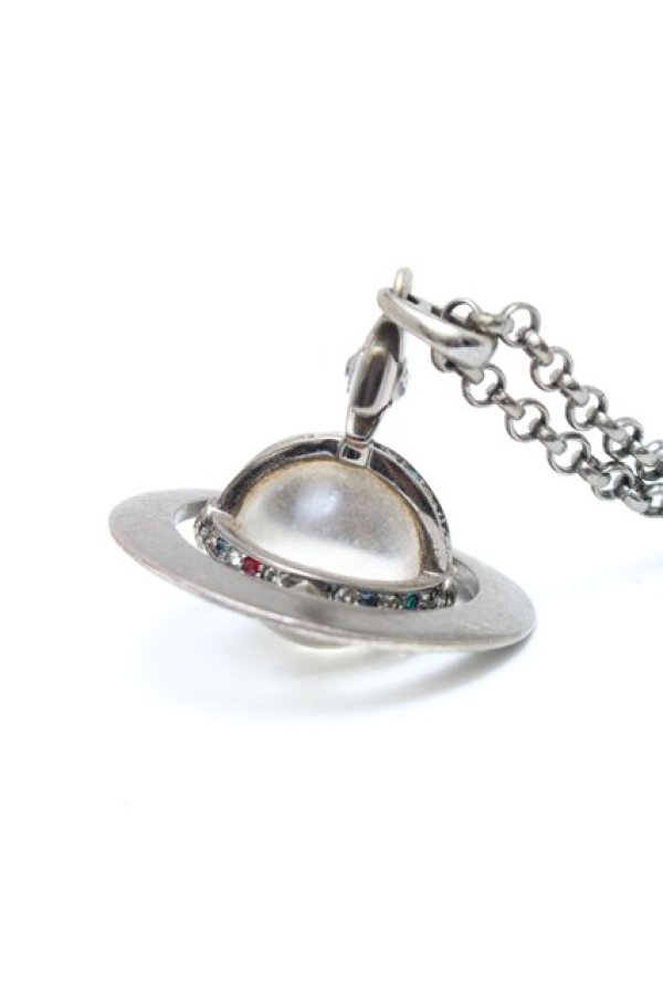 画像4: ヴィヴィアンウエストウッド 中古 / スモールオーブネックレス  シルバー  S-26-01-25-027-nl-AS-ZS (4)