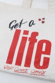 画像3: ヴィヴィアンウエストウッド 中古 / Get a Lifeトートバッグ  オフ  S-26-02-25-032-ba-AS-ZS (3)