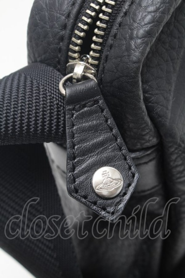 画像3: ヴィヴィアンウエストウッド 中古 / ハミルトンショルダーバッグ  黒  S-26-02-25-034-ba-AS-ZS (3)