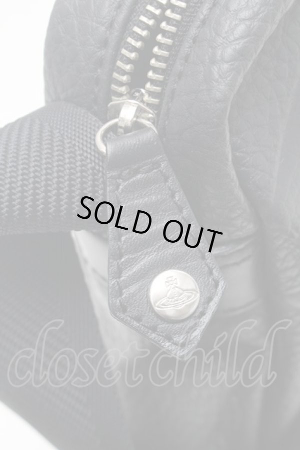 画像3: ヴィヴィアンウエストウッド 中古 / ハミルトンショルダーバッグ  黒  S-26-02-25-034-ba-AS-ZS (3)