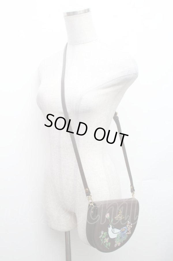 画像5: ヴィヴィアンウエストウッド 中古 / プリントショルダーバッグ  ブラウン  S-26-02-25-035-ba-AS-ZS (5)