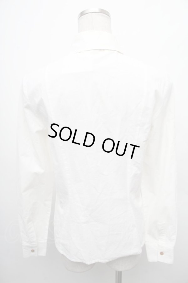 画像2: ヴィヴィアンウエストウッド 中古 / タイ付キシャツ 2 白  S-26-02-25-036-bl-AS-ZS (2)