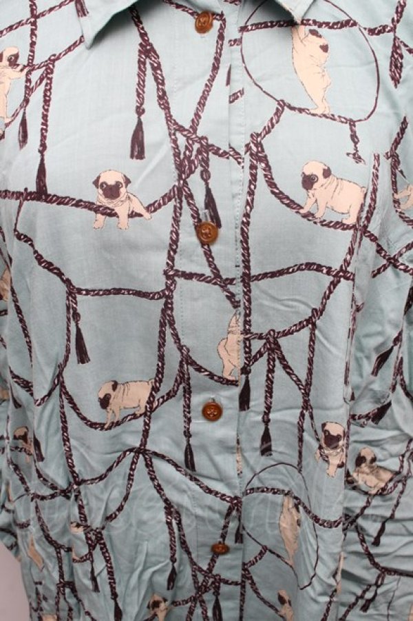 画像3: ヴィヴィアンウエストウッド 中古 / スウィンキングパグブラウス 2 グリーン  S-26-02-25-037-to-AS-ZS (3)