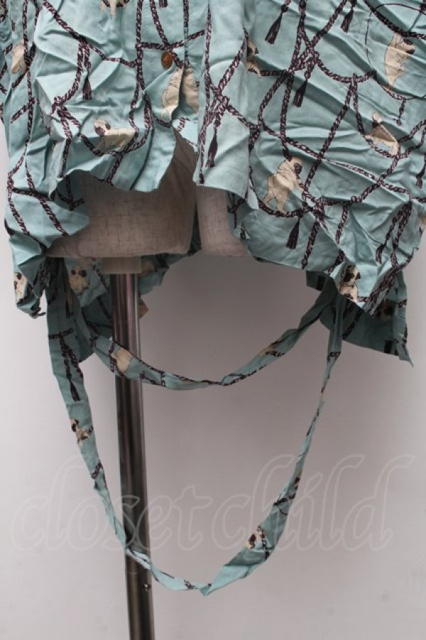 画像4: ヴィヴィアンウエストウッド 中古 / スウィンキングパグブラウス 2 グリーン  S-26-02-25-037-to-AS-ZS (4)