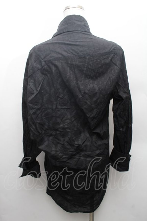 画像2: ANGLOMANIA 中古 / スクイグルシャツ S 黒  S-26-02-25-039-bl-AS-ZS (2)