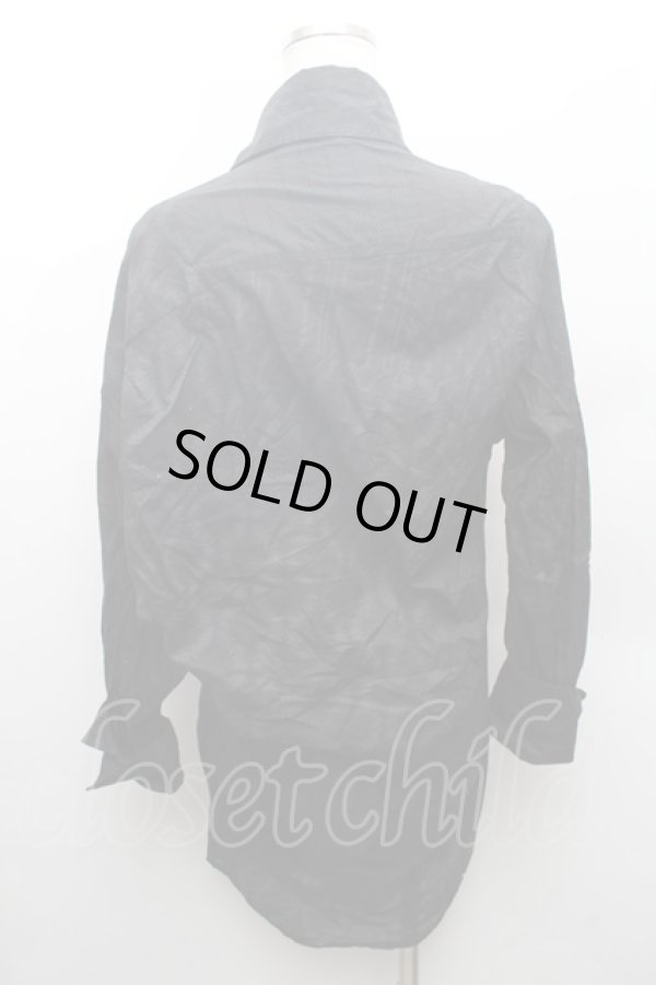 画像2: ANGLOMANIA 中古 / スクイグルシャツ S 黒  S-26-02-25-039-bl-AS-ZS (2)