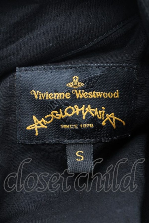 画像5: ANGLOMANIA 中古 / スクイグルシャツ S 黒  S-26-02-25-039-bl-AS-ZS (5)