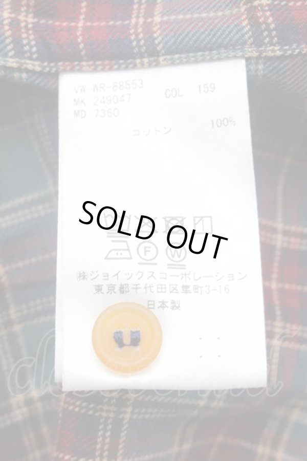 画像6: ヴィヴィアンウエストウッド MAN 中古 / チェック半袖シャツ 46 グレーｘ赤  S-26-02-25-040-to-AS-ZS (6)