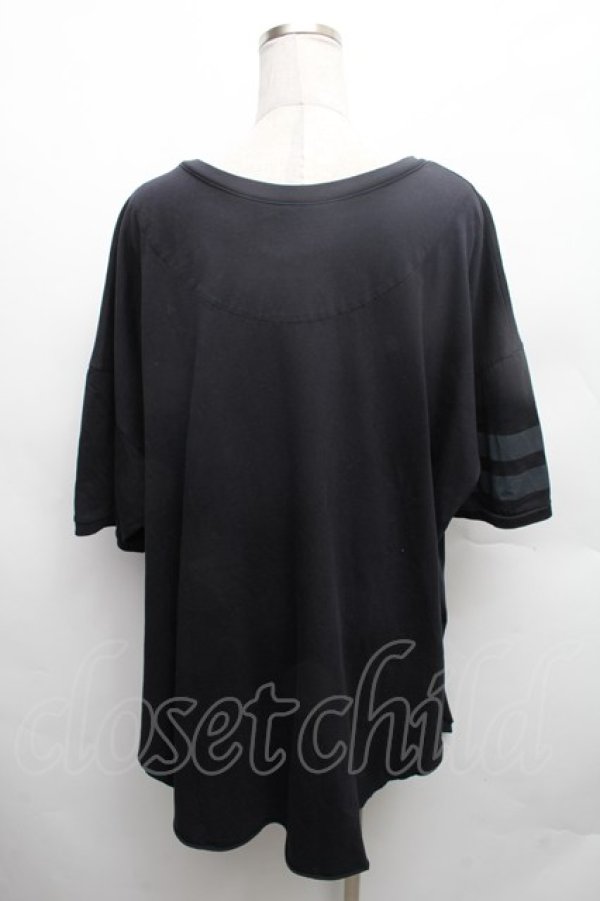 画像2: ANGLOMANIA 中古 / "UNIVERSITY OF PEACE" Tシャツ M 黒ｘ赤  S-26-02-25-041-ts-HR-ZS (2)